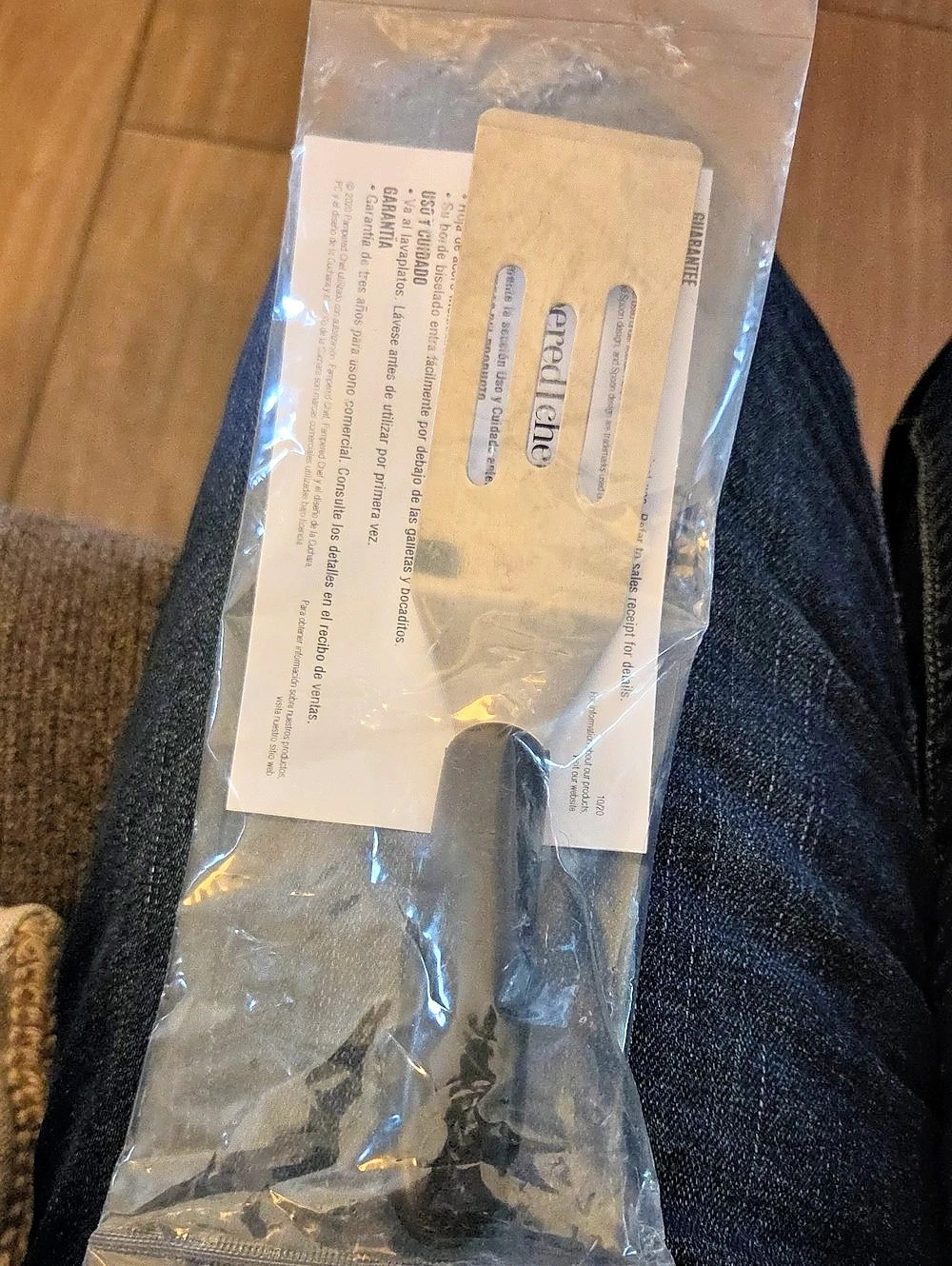 Pampered Chef Mini Serving Spatula Black